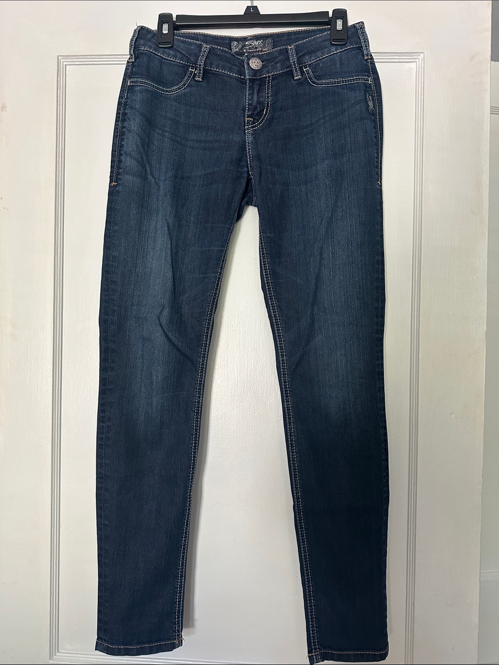 Silver Jeans Women's Dark Blue Skinny Stretch Jeans